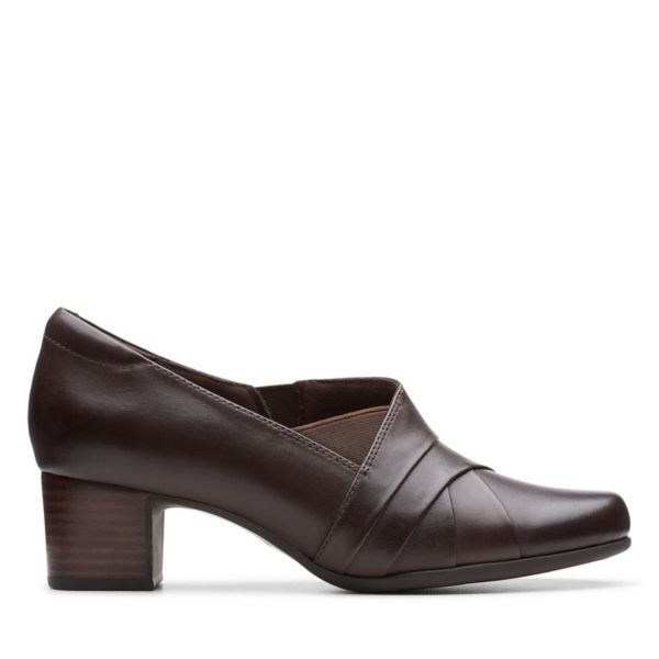 Clarks Womens Un Damson Adele Heels Brown | USA-8340527